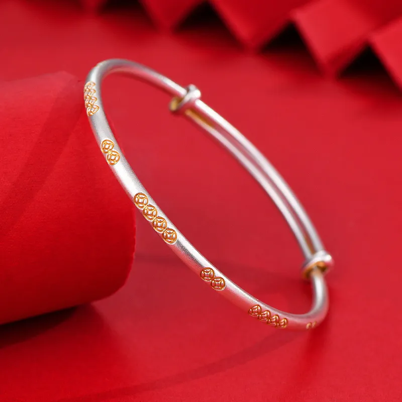 Ascending 999 Fine Silver Sterling Silver Bracelets Unisex-3