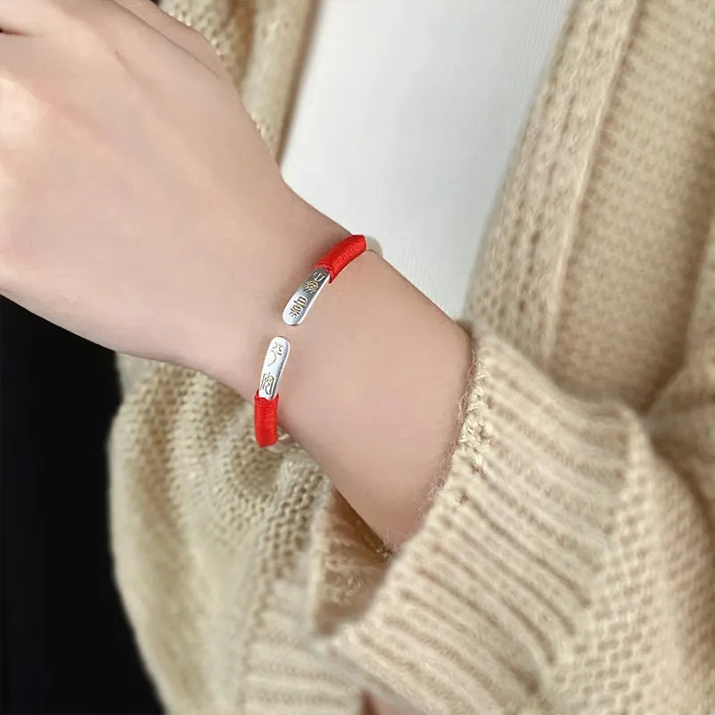 Ascending S999 Fine Silver Bangles Unisex-3