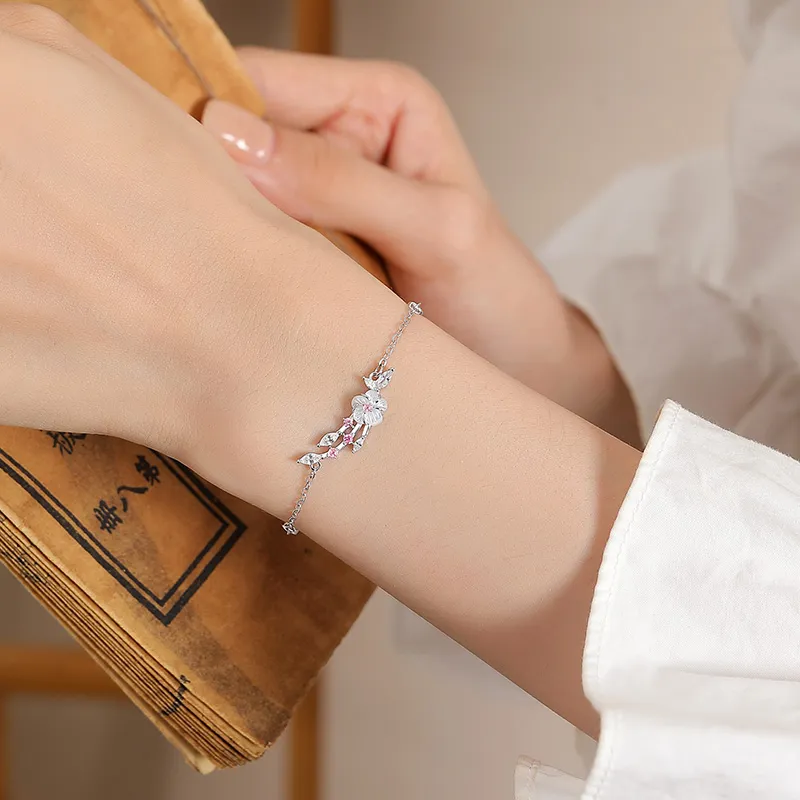Ascending S925 Silver Bracelets Women's-1