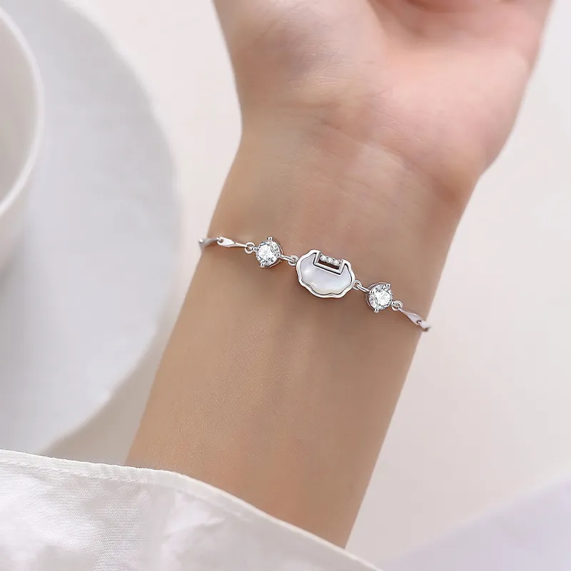 Ascending S925 Silver Bracelets Women's-3
