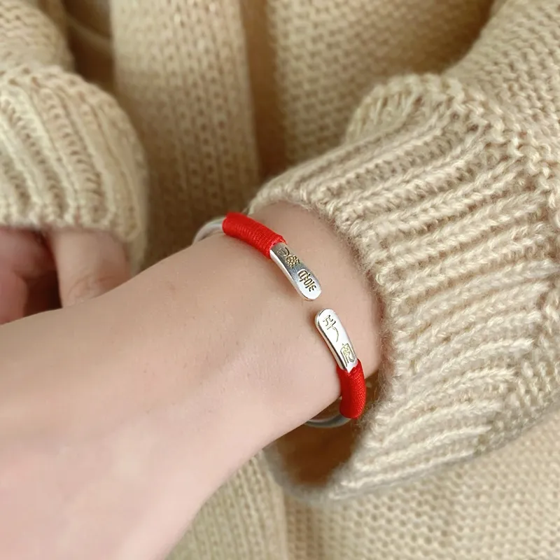 Ascending S999 Fine Silver Bangles Unisex-1