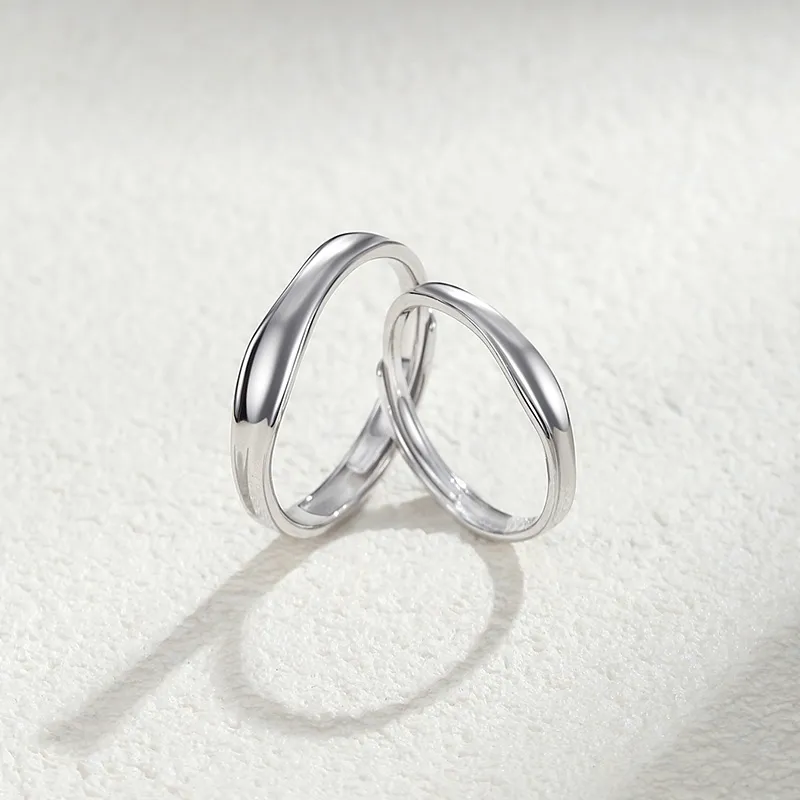 Ascending S925 Silver Rings Unisex-4