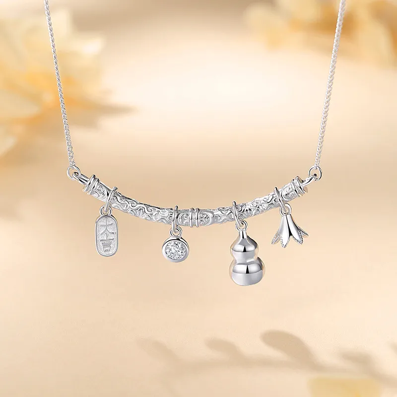 Ascending S925 Silver Necklaces Women's-1