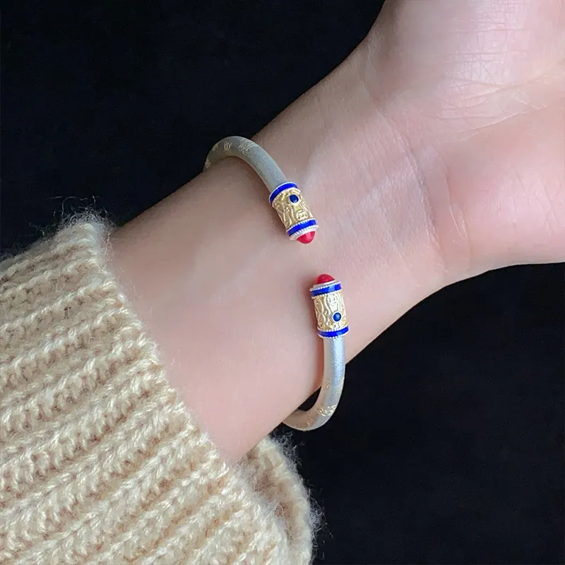 Ascending S 990 Silver Sterling Silver Bracelets Unisex-1