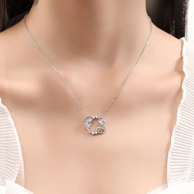 Ascending S925 Silver Necklaces Women's-1