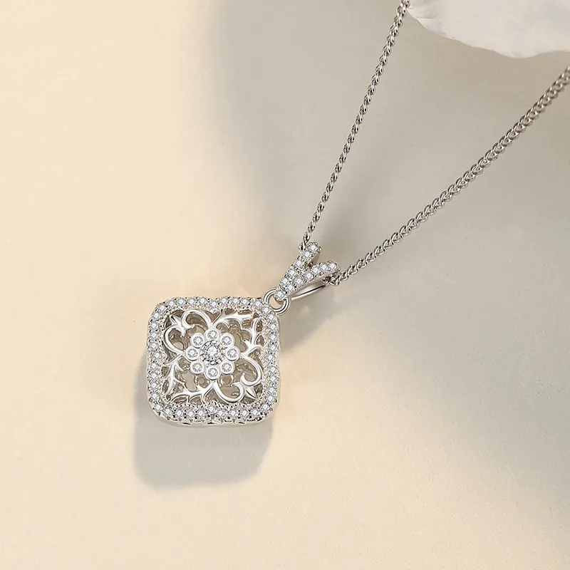 Ascending S925 Silver Necklaces Women's-2