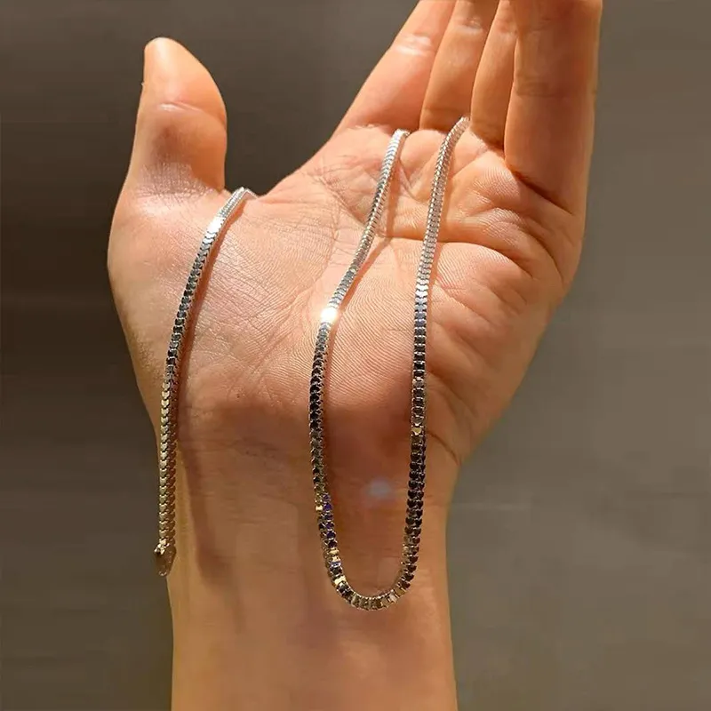 Ascending S925 Necklaces Unisex-6