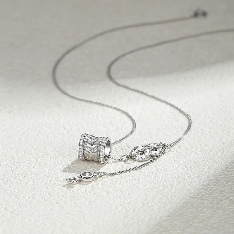 Ascending S925 Silver Necklaces Women's-2