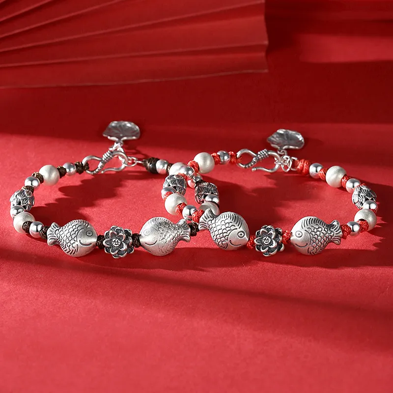 Ascending S999 Fine Silver Bracelets Unisex-1