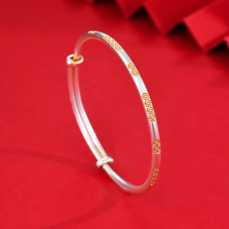 Ascending 999 Fine Silver Sterling Silver Bracelets Unisex-5