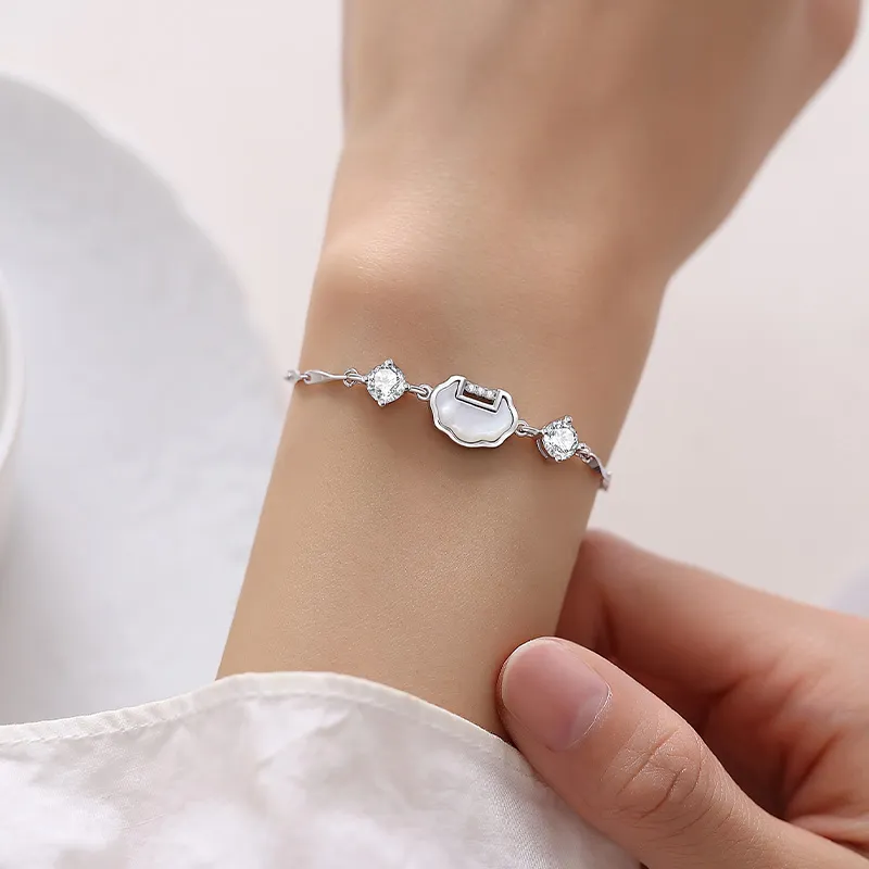 Ascending S925 Silver Bracelets Women's-5