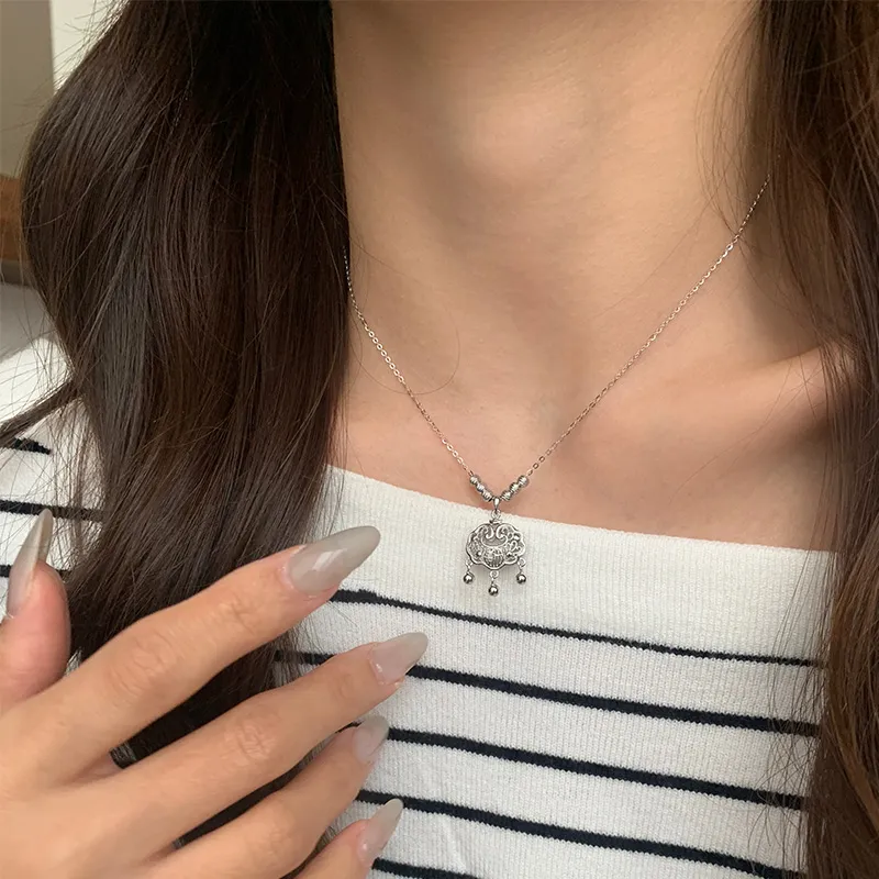 Ascending S925 Silver Necklaces Women's-5