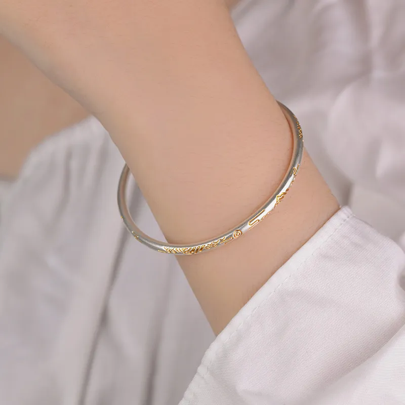 Ascending 999 Fine Silver Sterling Silver Bracelets Unisex-4