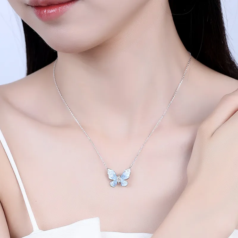 Ascending S925 Silver Necklaces Women's-1