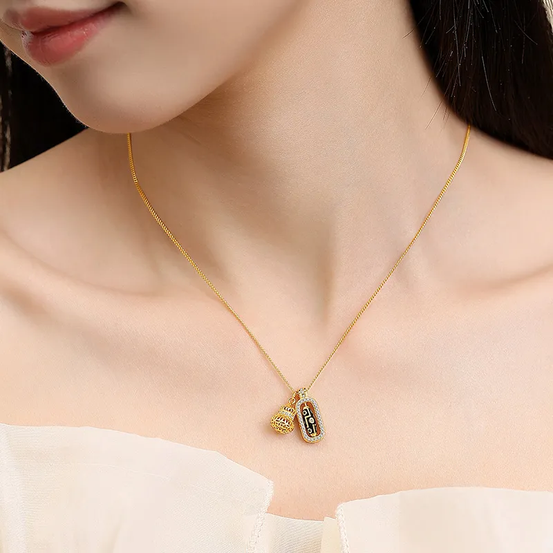 Ascending S925 Silver Necklaces Women's-6