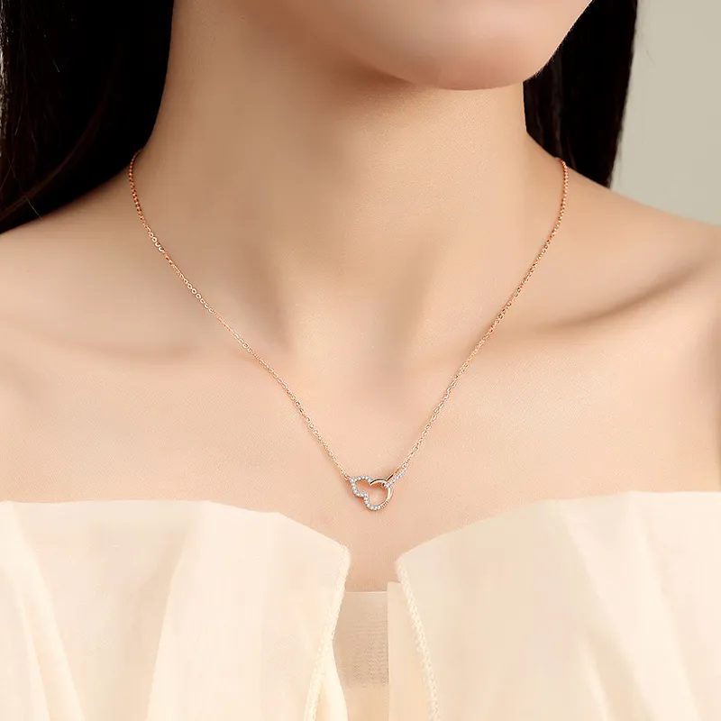 Ascending S925 Silver Necklaces Women's-6