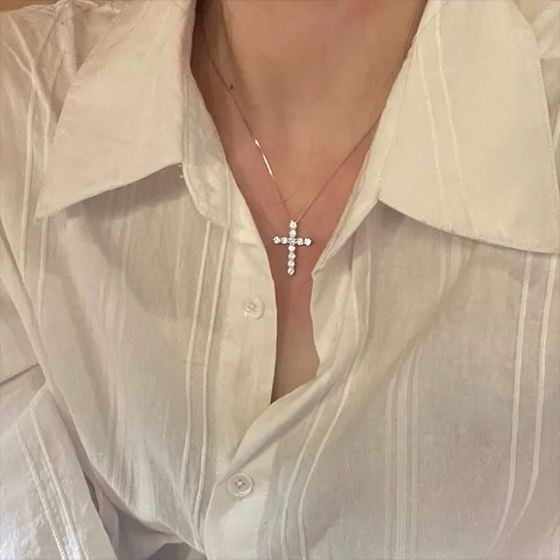 Ascending S925 Silver Necklaces Unisex-9
