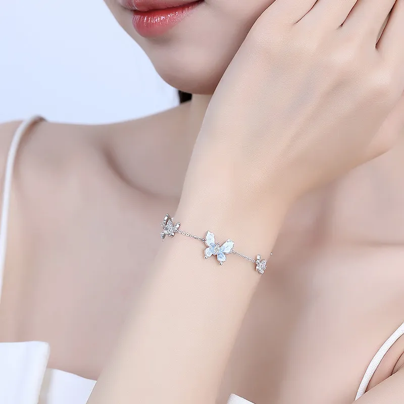 Ascending S925 Silver Necklaces Women's-7