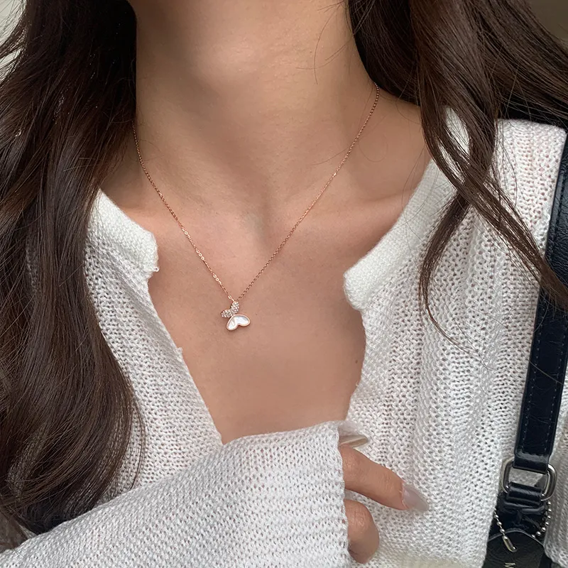 Ascending S925 Silver Necklaces Women's-10
