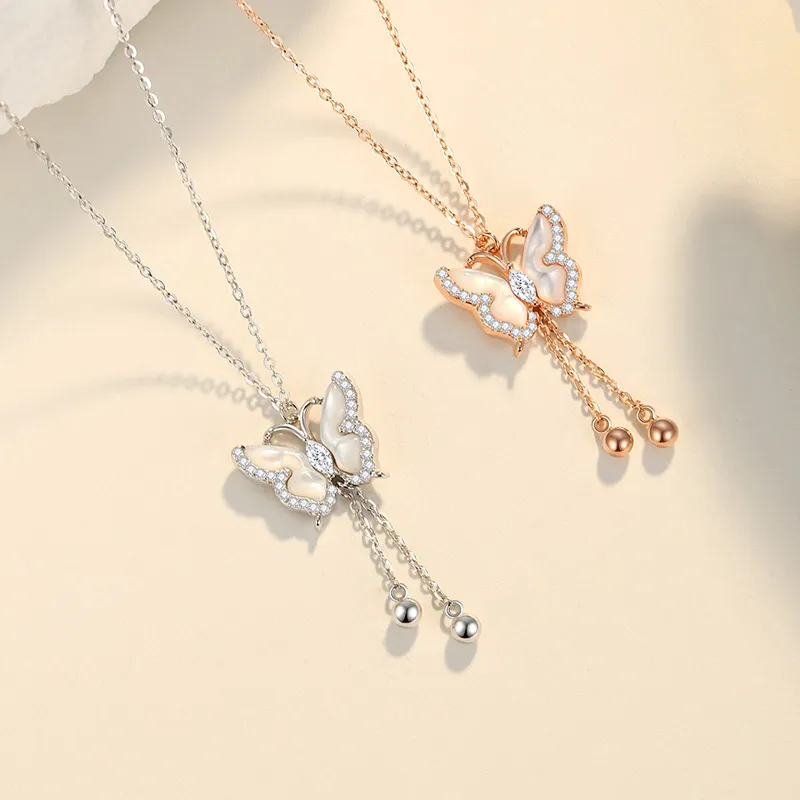 Ascending S925 Silver Necklaces Women's-1