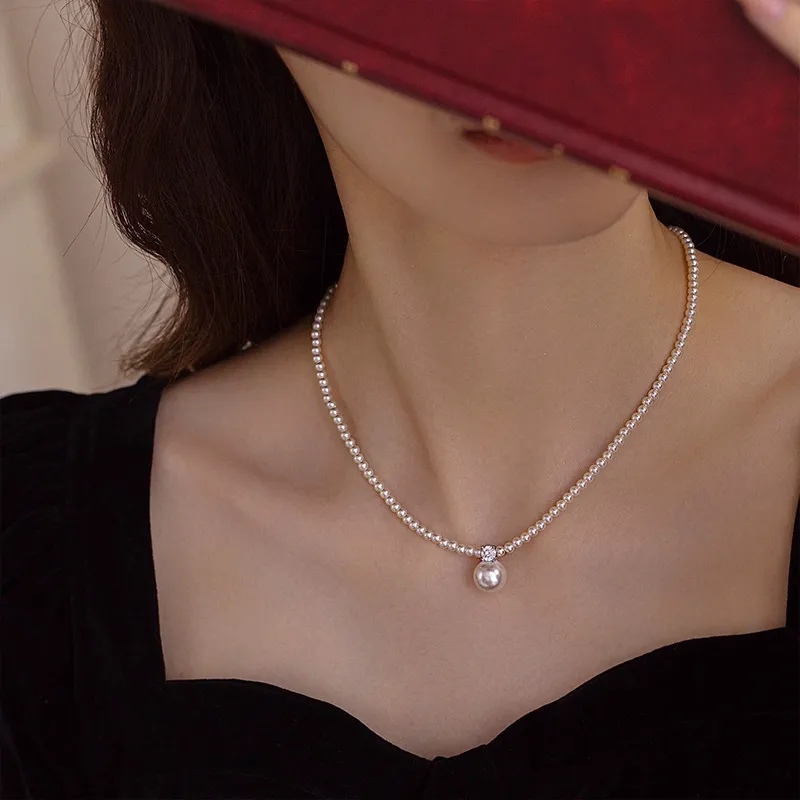 Ascending S925 Silver Necklaces Women's-6
