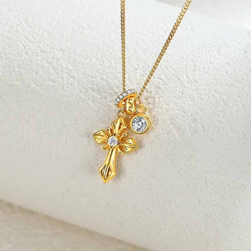 Ascending S925 Silver Necklaces Women's-7