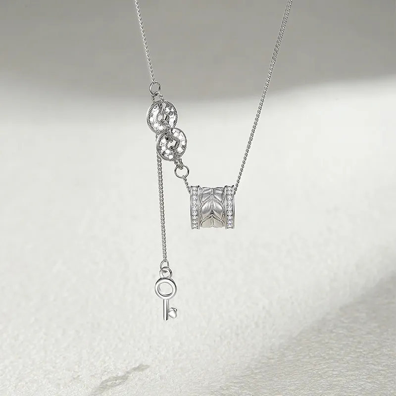 Ascending S925 Silver Necklaces Women's-1