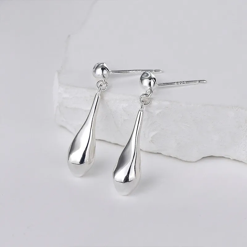 Ascending S925 Silver Earrings Women's-1