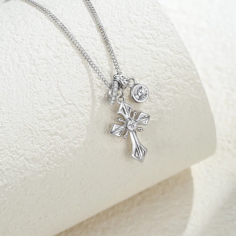 Ascending S925 Silver Necklaces Women's-2