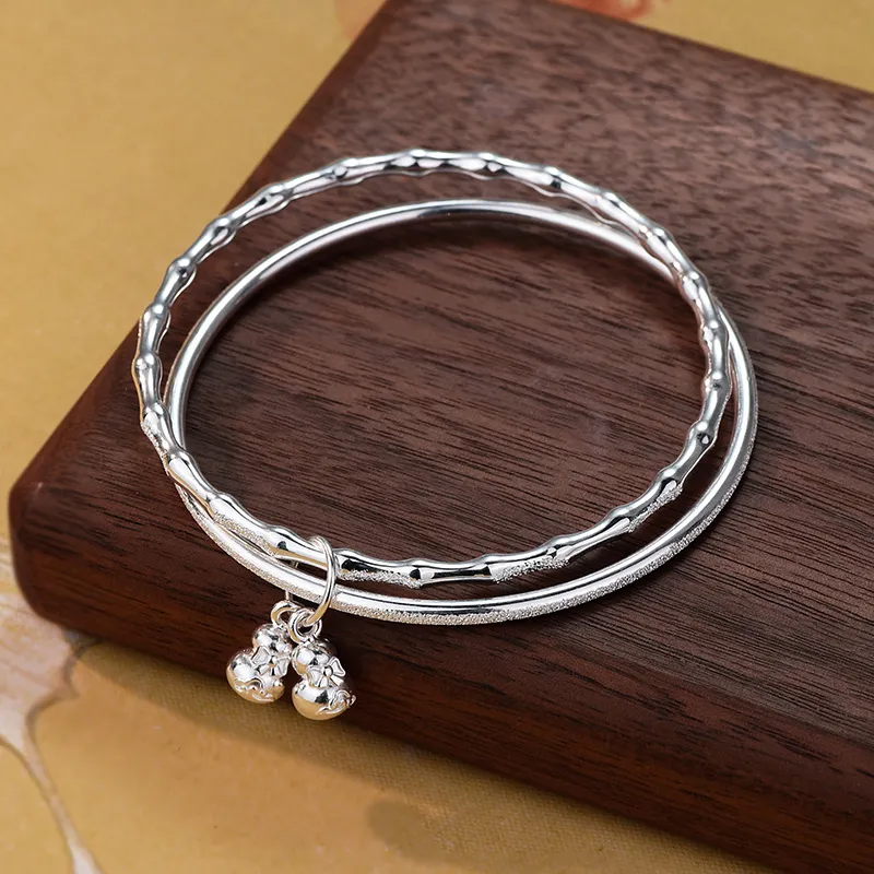 Ascending S999 Fine Silver Sterling Silver Bracelets Women's-1