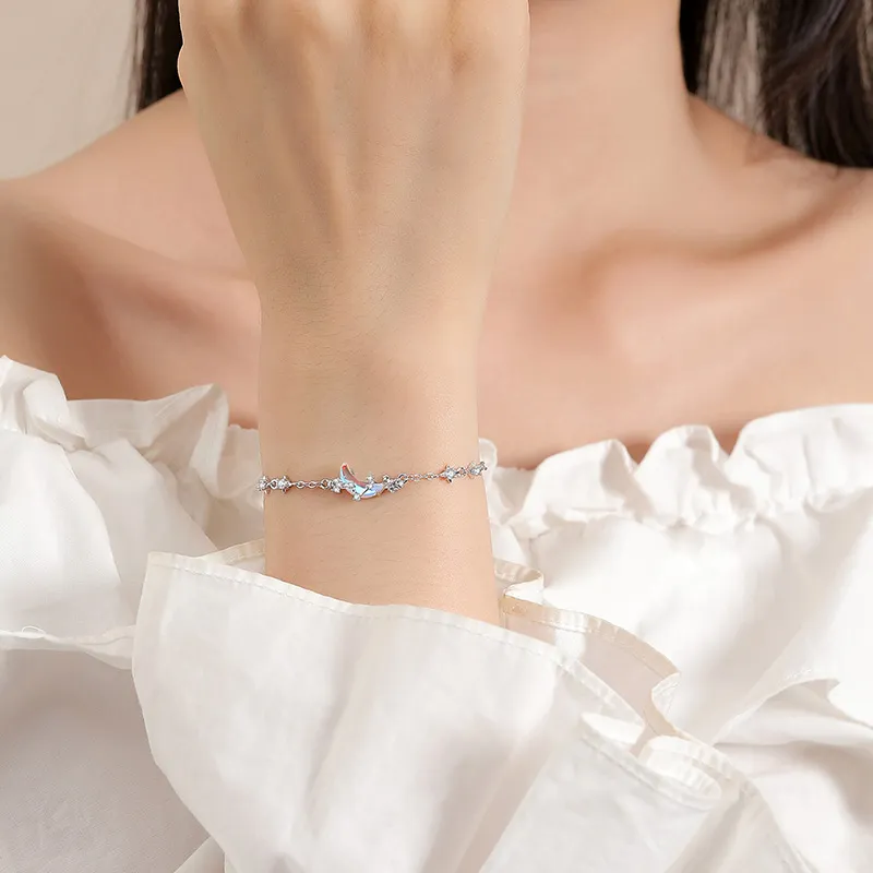 Ascending S925 Silver Bracelets Women's-5