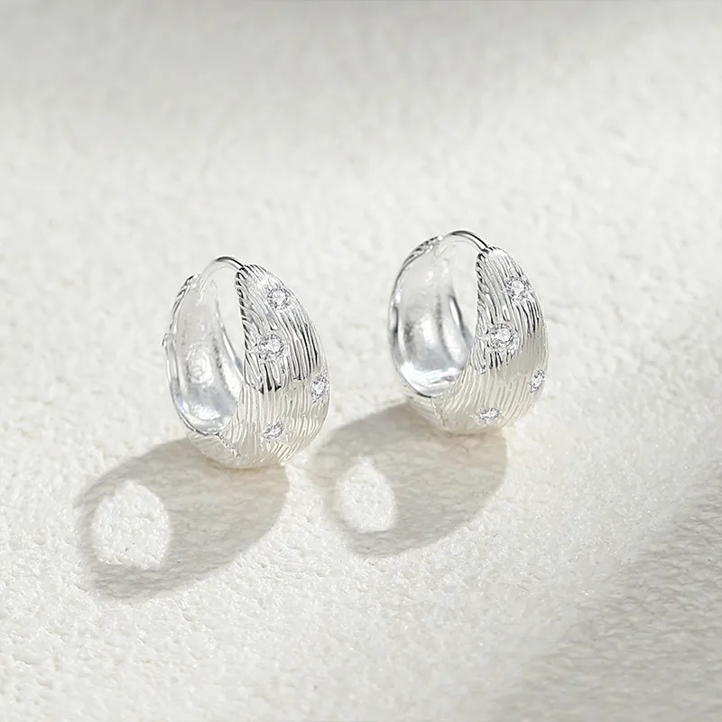 Ascending 925 Sterling Silver Earrings Women's-5