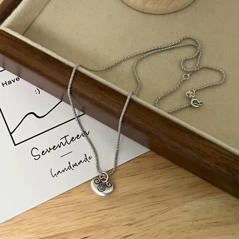 Ascending S925 Silver Necklaces Women's-6