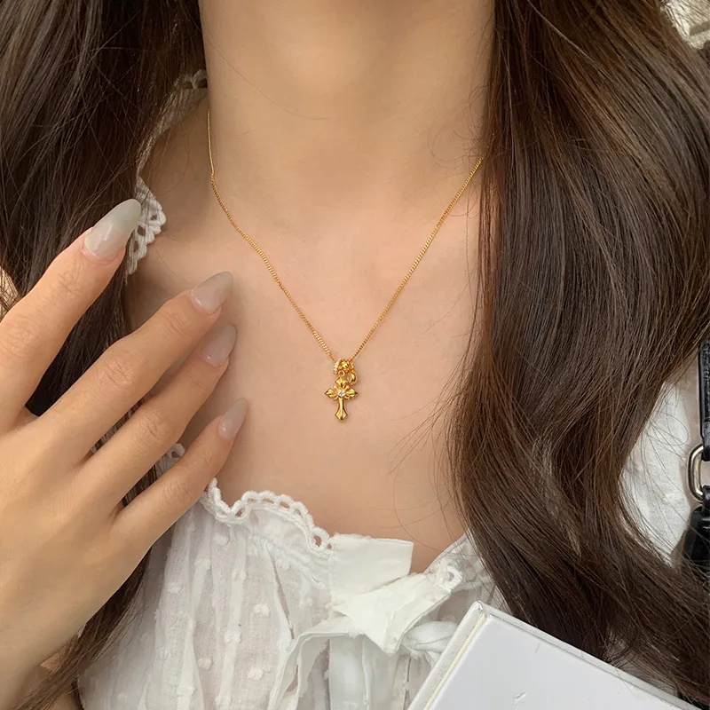 Ascending S925 Silver Necklaces Women's-11