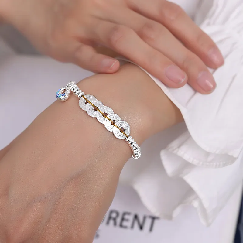 Ascending 925 Sterling Silver Bracelets Women's-4