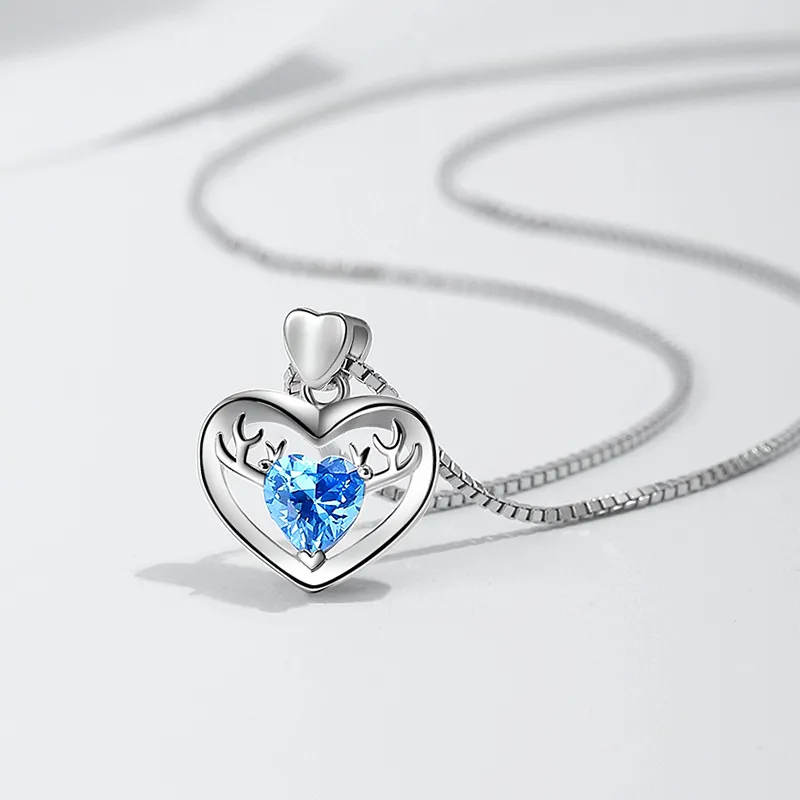 Ascending S925 Silver Necklaces Women's-4