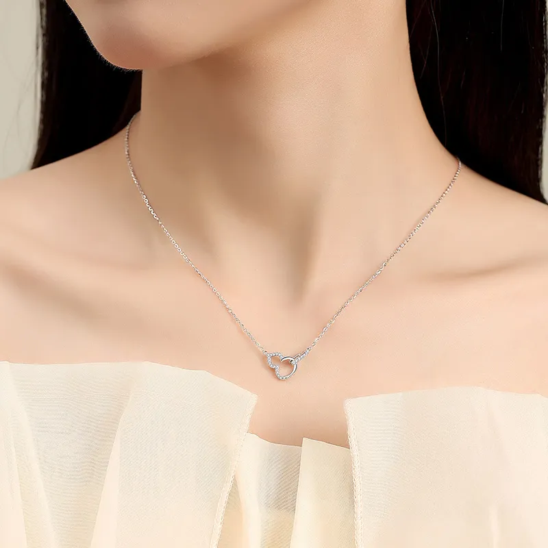 Ascending S925 Silver Necklaces Women's-3