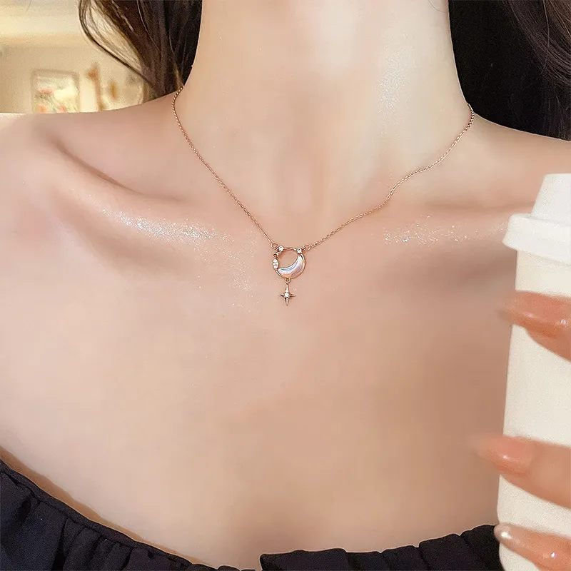 Ascending S925 Silver Necklaces Women's-3