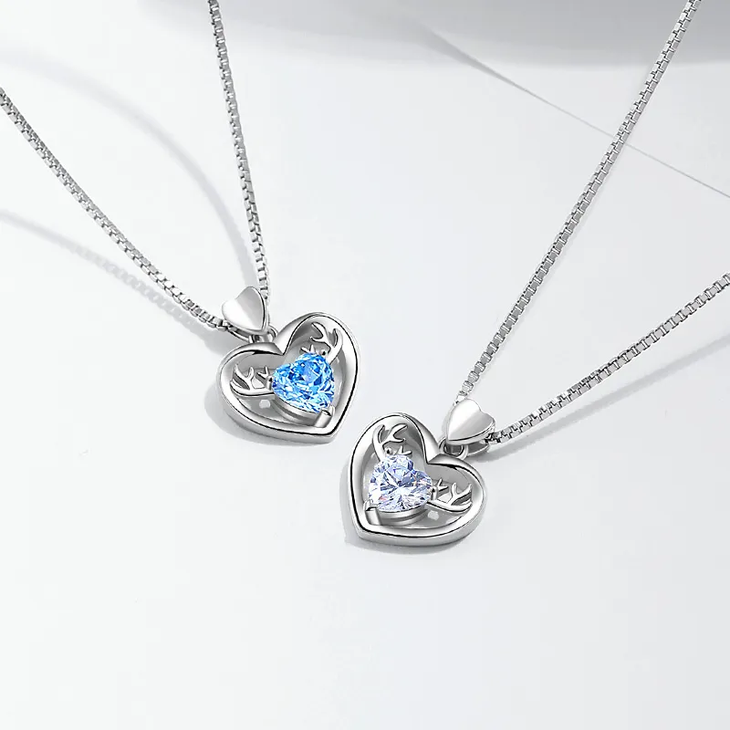 Ascending S925 Silver Necklaces Women's-2