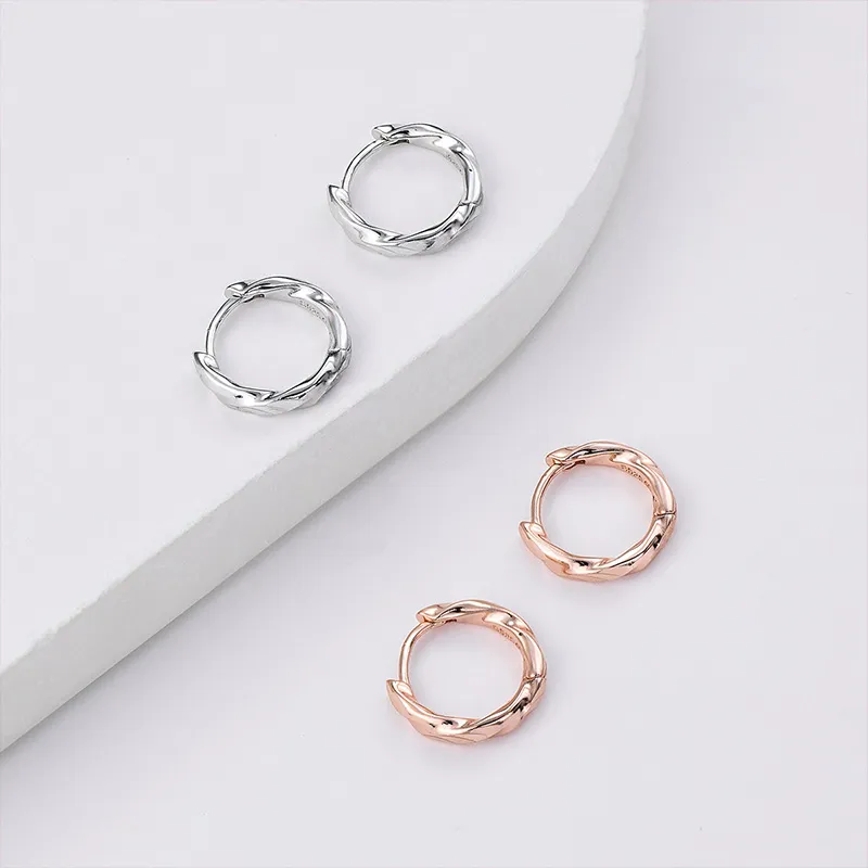 Ascending S925 Silver Earrings Unisex-5
