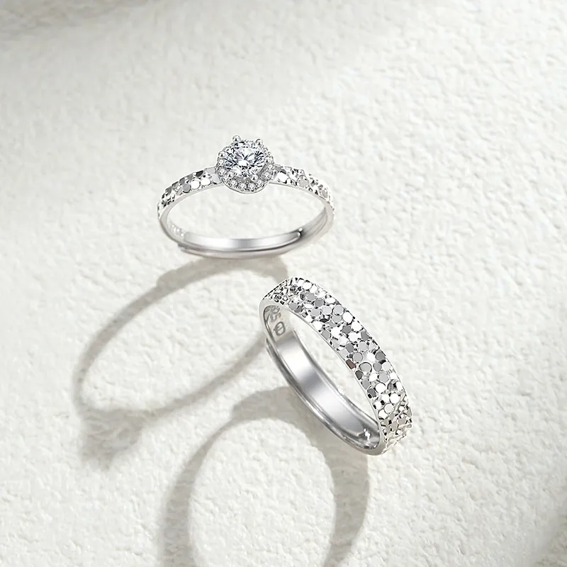 Ascending S925 Silver Rings Unisex-5