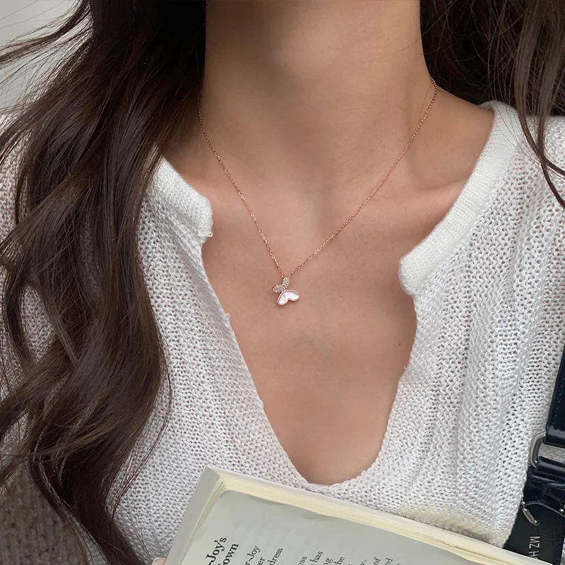 Ascending S925 Silver Necklaces Women's-9