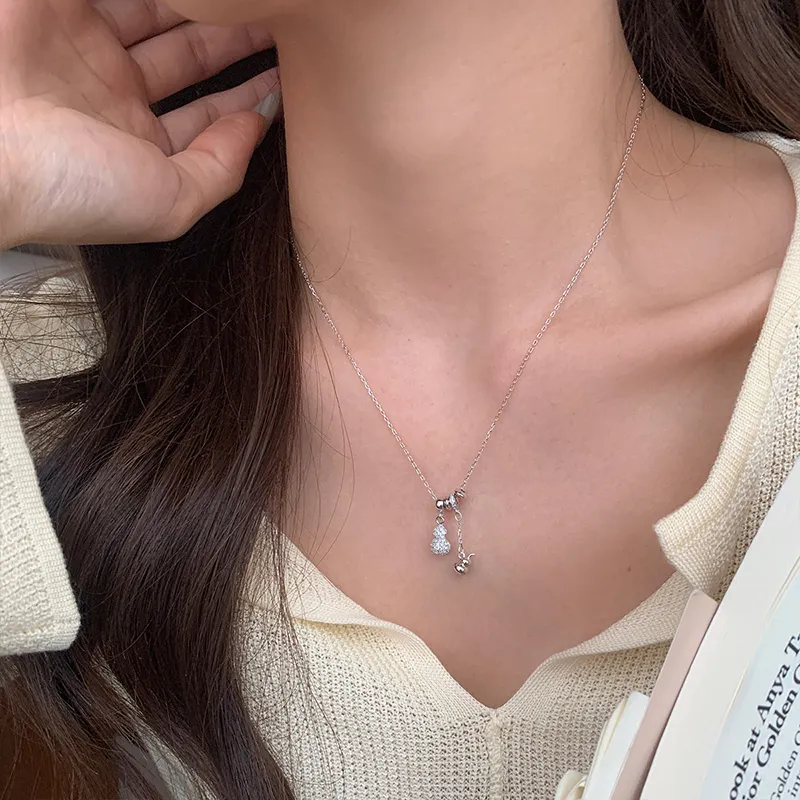 Ascending S925 Silver Necklaces Women's-5