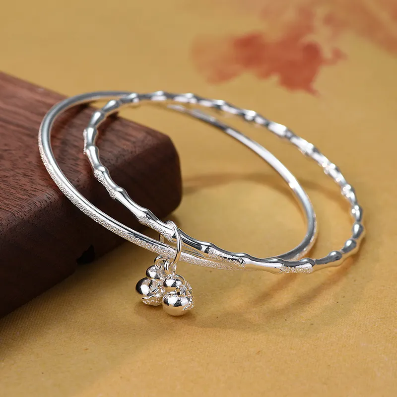 Ascending S999 Fine Silver Sterling Silver Bracelets Women's-3