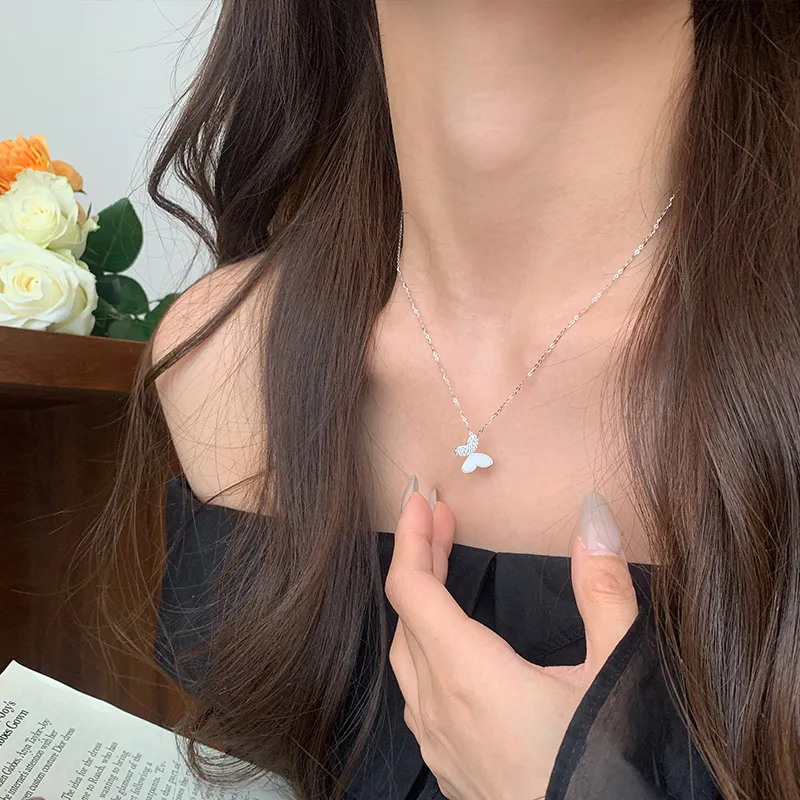 Ascending S925 Silver Necklaces Women's-3