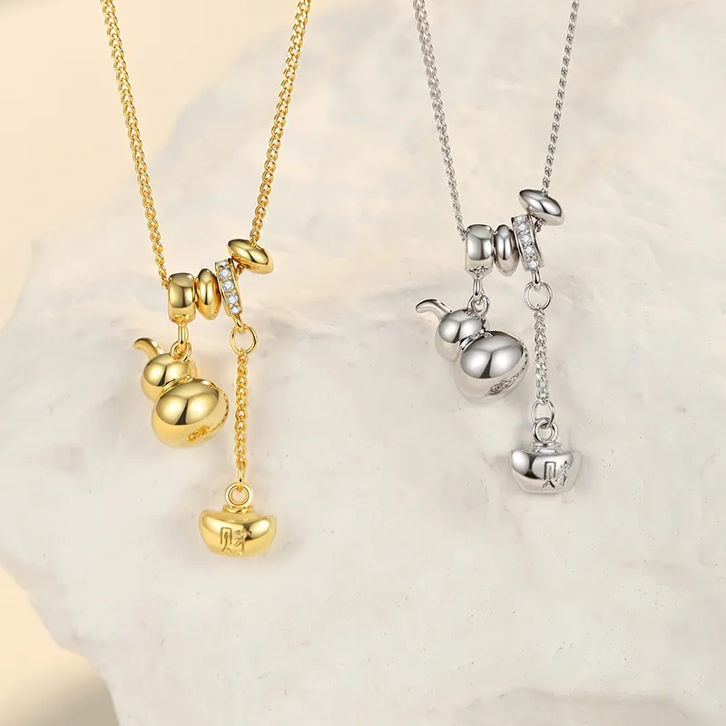 Ascending S925 Silver Necklaces Women's-1
