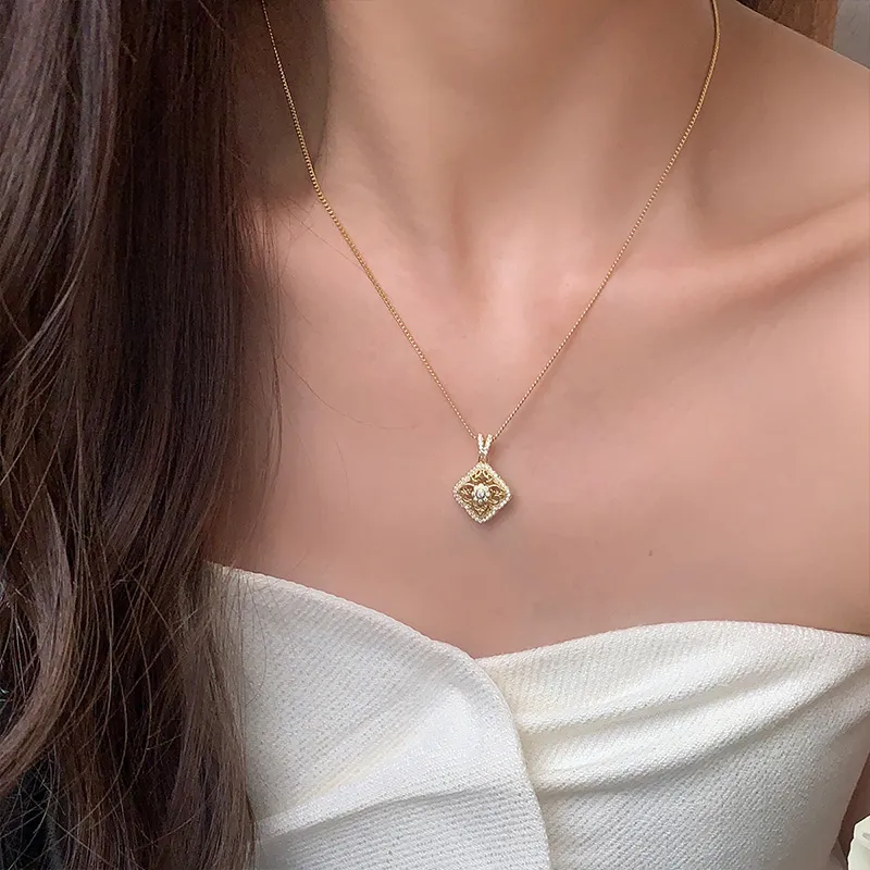 Ascending S925 Silver Necklaces Women's-9