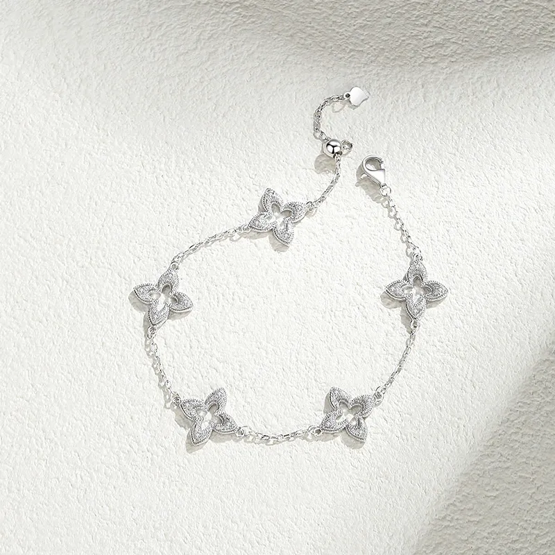 Ascending S925 Silver Necklaces Women's-6