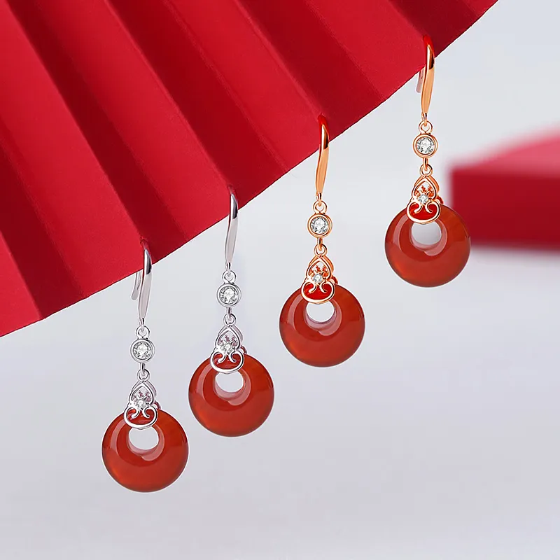 Ascending Agate Earrings Women's-7