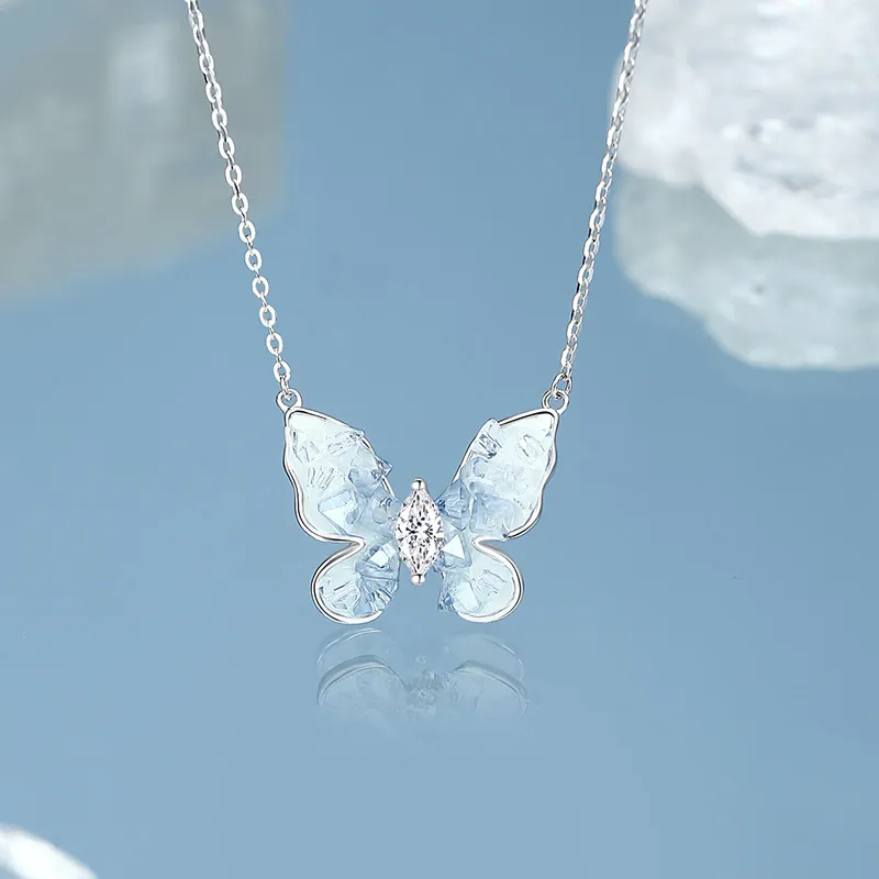Ascending S925 Silver Necklaces Women's-2